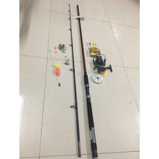 Combo cần câu shimano cruza 2m7 và máy câu BA 6000 quá khỏe.