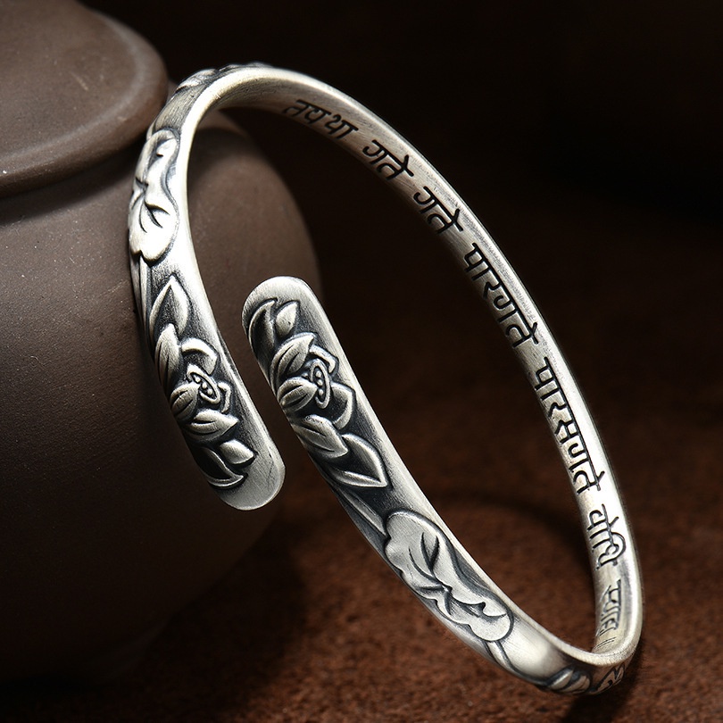 (S999) Vòng tay Bạc Liên Hoa cosplay phong cách cổ trang phụ kiện nữ độc đáo quà tặng tiện lợi