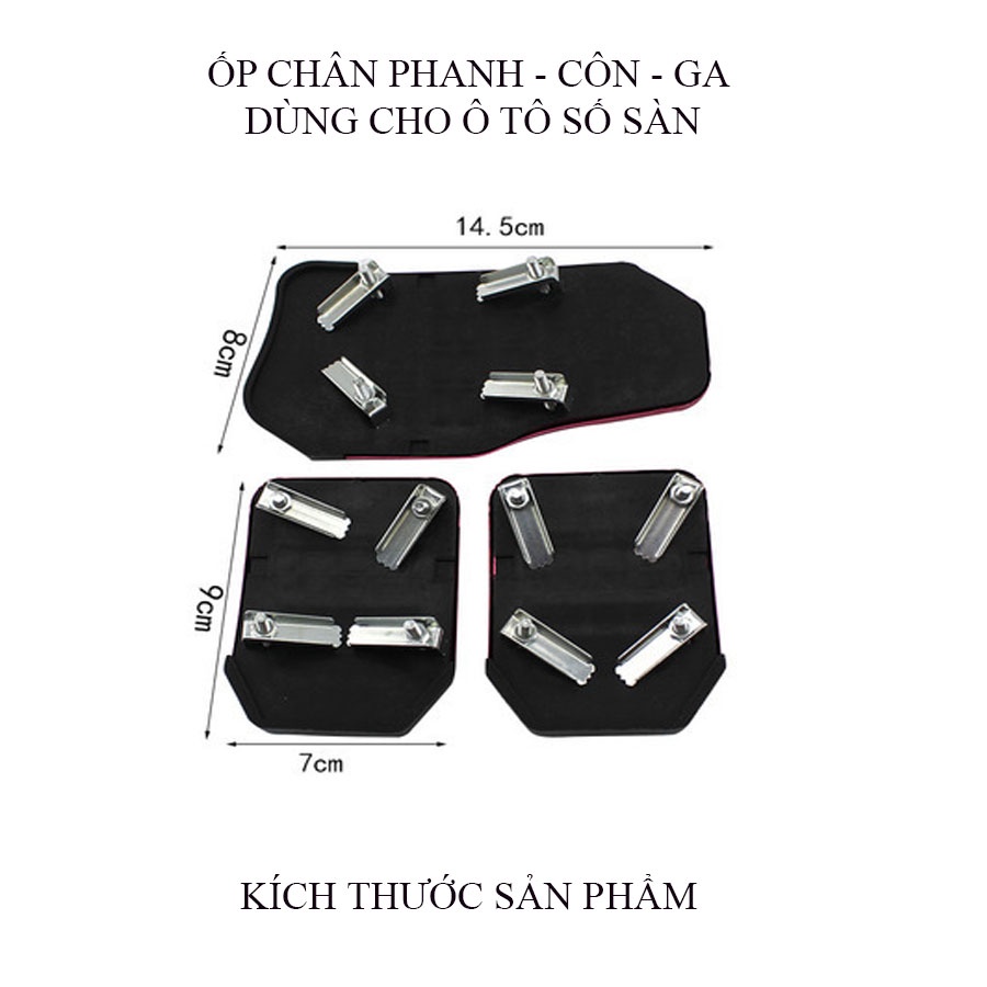 ỐP PEDAL DÙNG CHO XE Ô TÔ SỐ SÀN