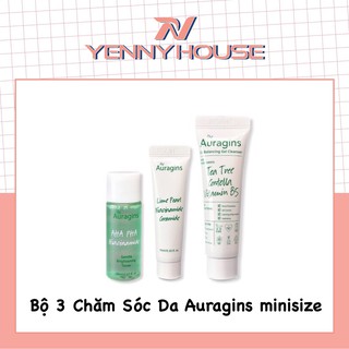 Bộ 3 sản phẩm chăm sóc da thương hiệu dược mỹ phẩm The Auragins