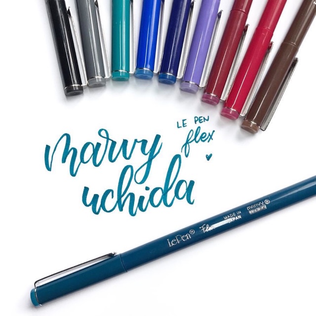 Bán lẻ - Bút Marvy Lepen Flex Brush Đầu Cọ Thư Pháp Luyện Calligraphy 4800