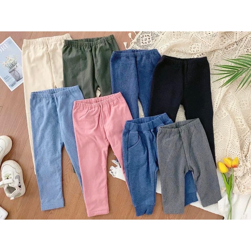 quần legging uniqlo lót nỉ mỏng mềm