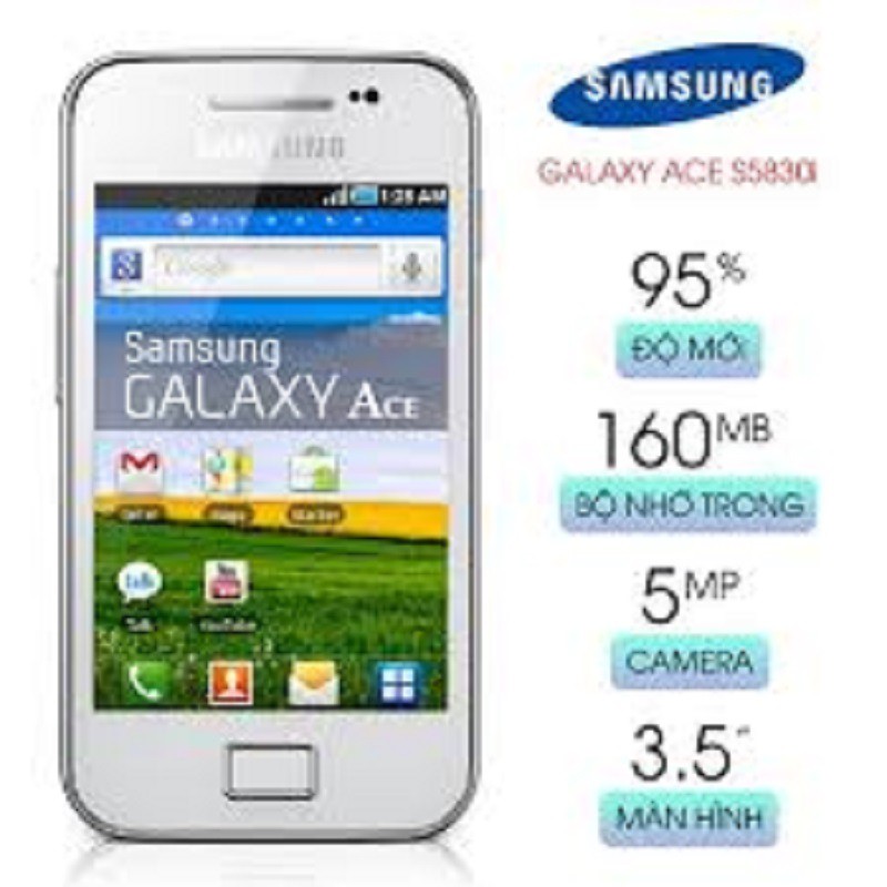 Điện thoại cảm ứng Samsung Galaxy s5830i WiFi 3G nhỏ gọn thiết kế trẻ trung