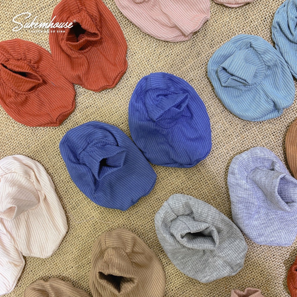 Set sơ sinh cài chéo Cookie thu đông  cho bé