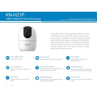 Camera IP Wifi 2.0MP KBONE KN-H21P
