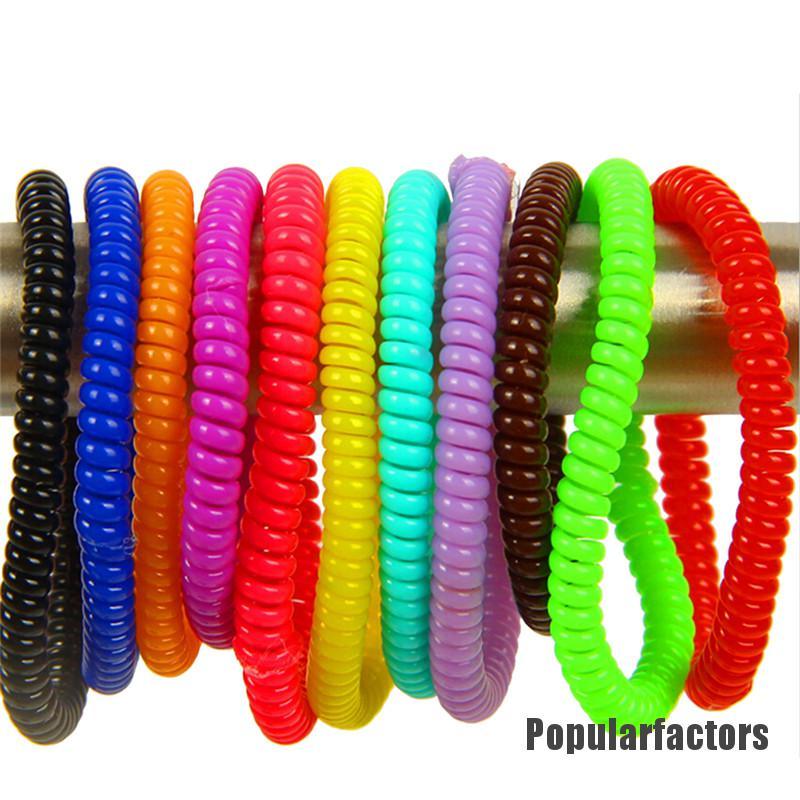 Bộ 10 Dây Cột Tóc Co Giãn Cho Nữ