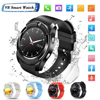 Đồng hồ Thông minh Smart Watch V8 - Hỗ trợ sim nghe/gọi - Kết nối Bluetooth Wifi - Camera.