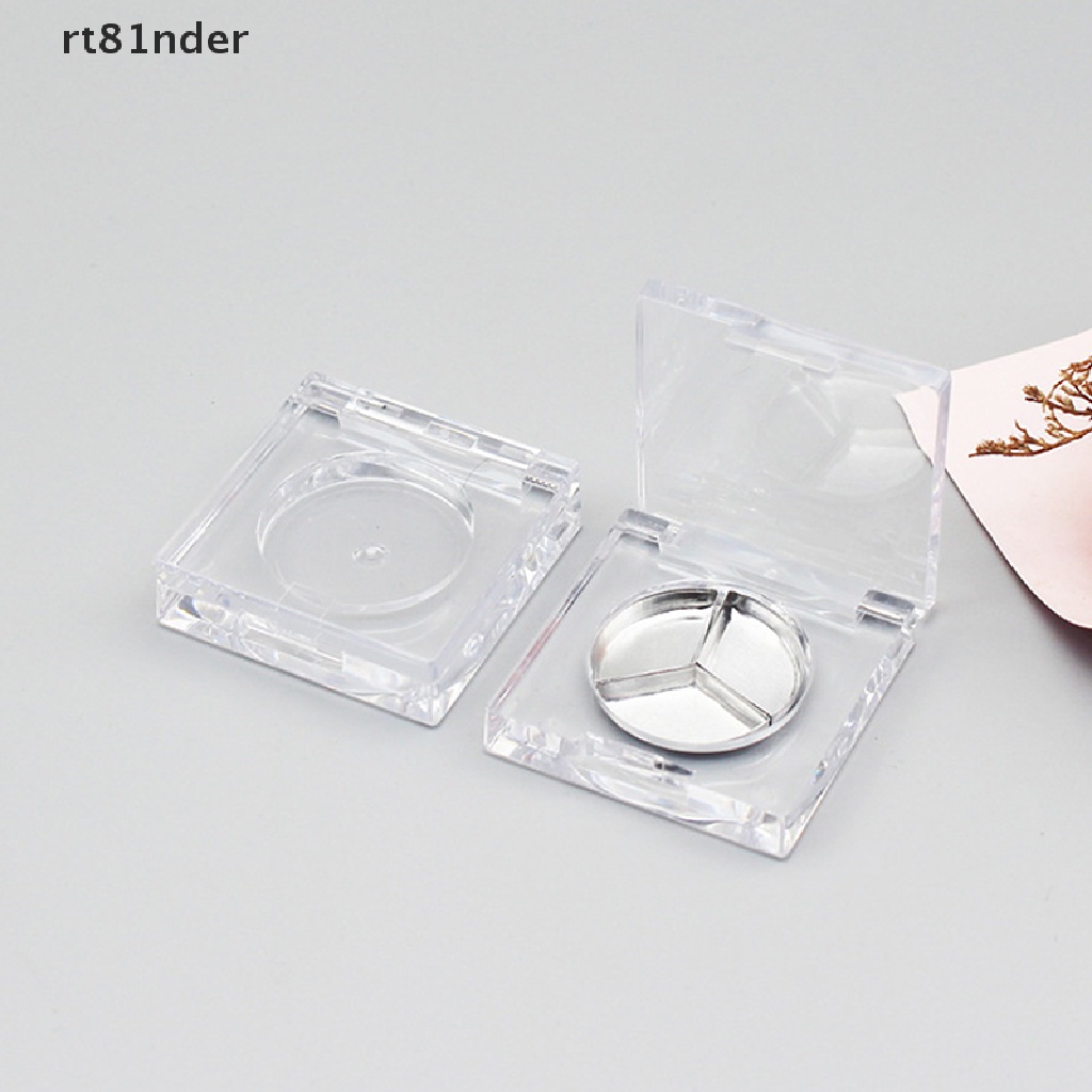 Hộp Đựng Phấn Mắt Rỗng Hình Vuông Bằng Nhựa Trong Suốt Ốp