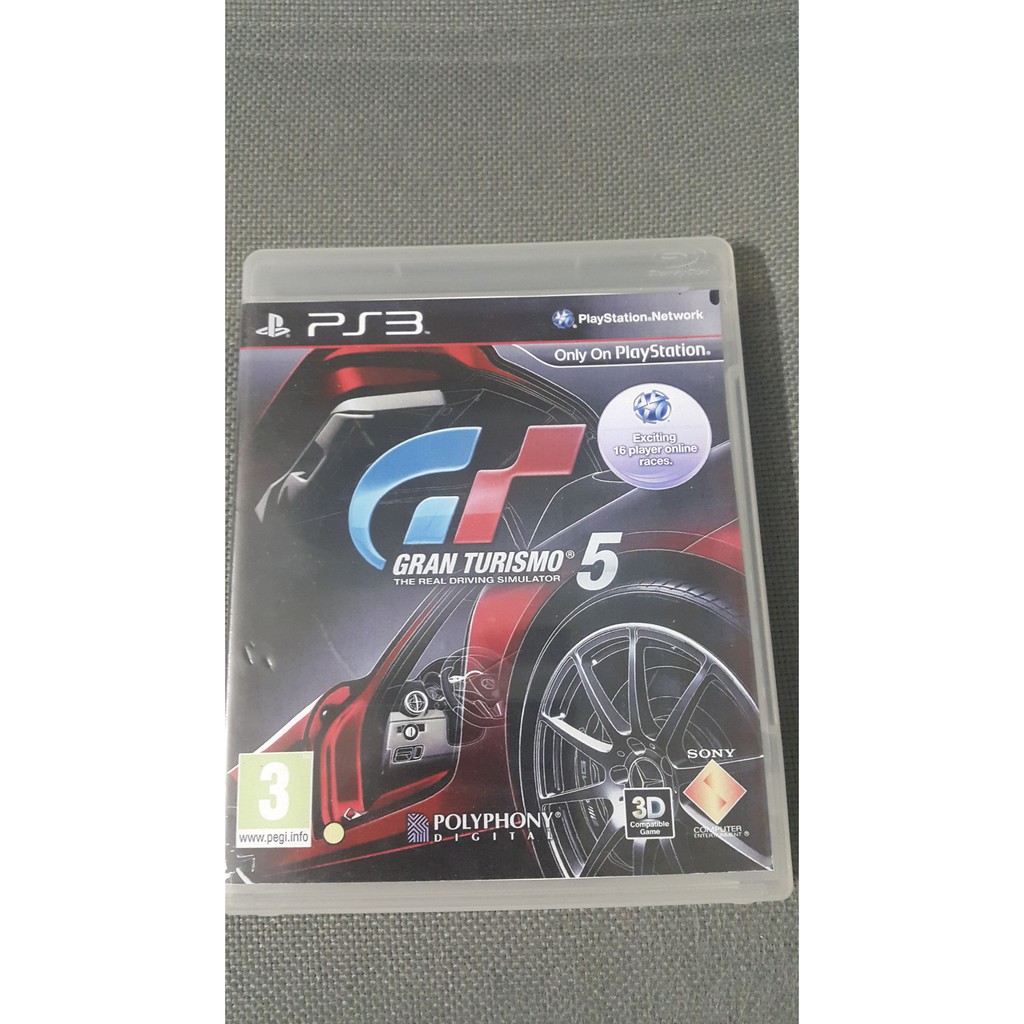 Đĩa game PS3 Gran Turismo 5 hộp đầy đủ