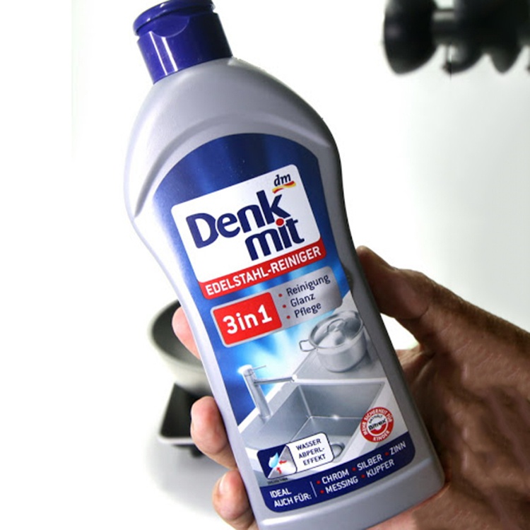 Chai tẩy Inox Denkmit 3in1 300ml