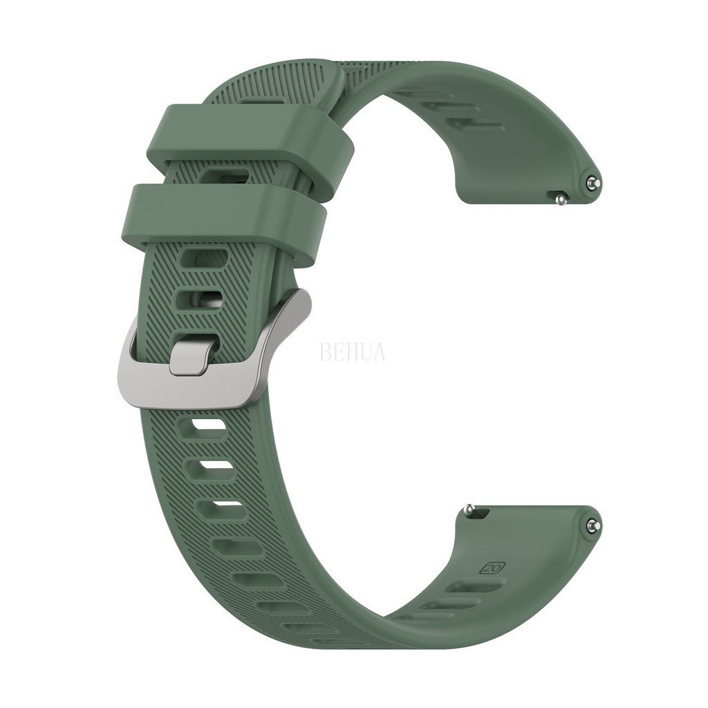 Dây đeo silicon 20mm cho garmin Forerunner 158 55 245 245m 645 Vivoactive 3 / Garmin Venu Sq