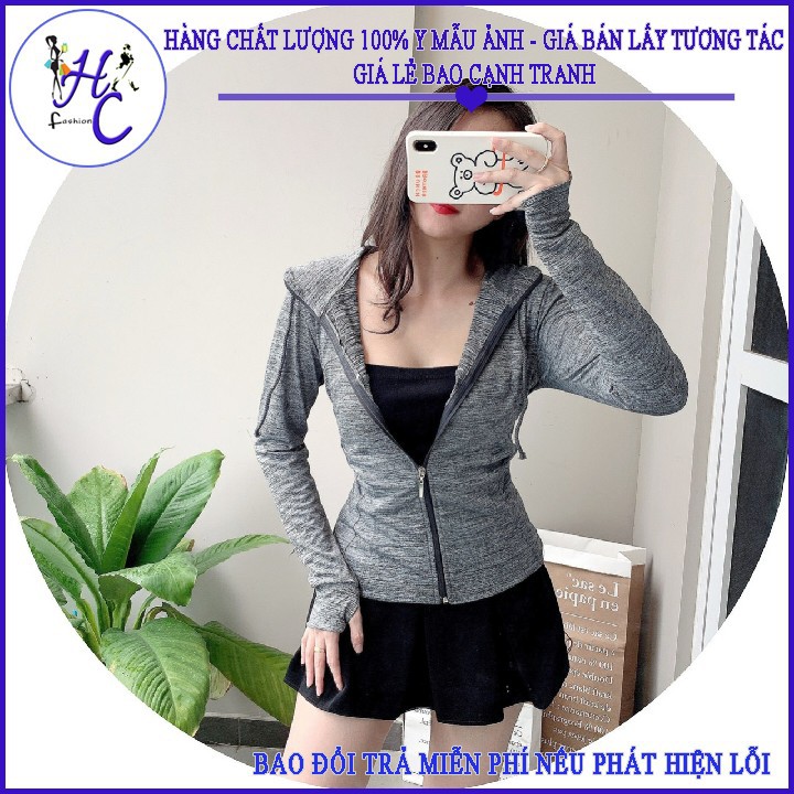 Áo Khoác Nữ Thun Dệt Có Nón Thời Trang-Mẫu Mới 2020-Hàng Có Sẵn | BigBuy360 - bigbuy360.vn