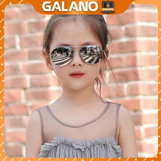 Kính Cho Bé Gái, Bé Trai GALANO Thời Trang Mắt Kính Râm Chống Tia UV Kiểu Dáng Phi Công Cực Yêu FA-001174