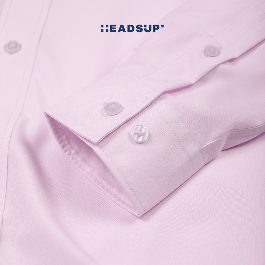 Áo sơ mi nam công sở chất liệu mát, mịn form đẹp Headsup - Hồng