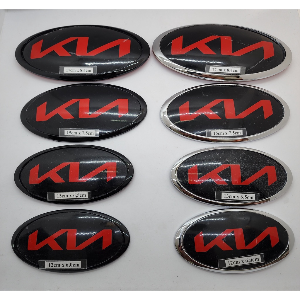 Bộ 2 logo mới 2022 cho Kia Sportage thế hệ thứ 3 2010-2014