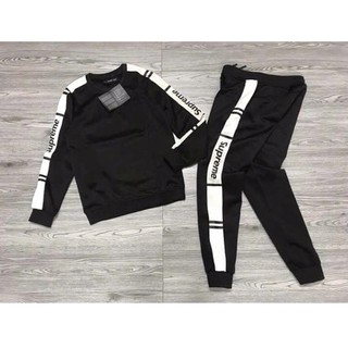 Bộ nỉ nam thu đông - Bộ thể thao nam dài tay - Chất liệu nỉ bóng cao cấp - Full size - BD07