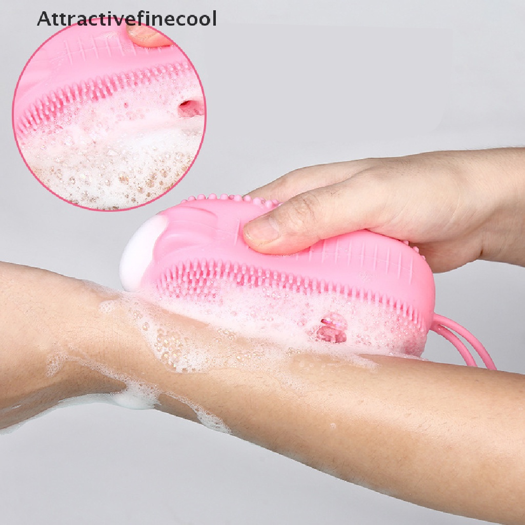 Dụng cụ silicone chà lưng khi tắm