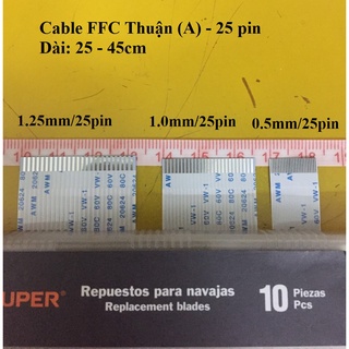 Cable FFC THUẬN (Type A) 1.0mm Dài 45cm