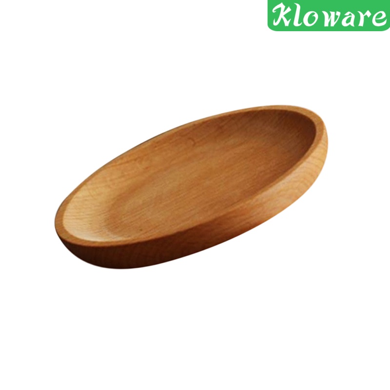 Đĩa Tròn Bằng Gỗ Đựng Thức Ăn Trái Cây Salad