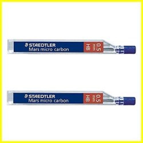 Ruột chì kim kỹ thuật MARSMICRO 0.5 mm độ cứng 2B/HB Staedtler-Dụng cụ vẽ Tâm Tâm