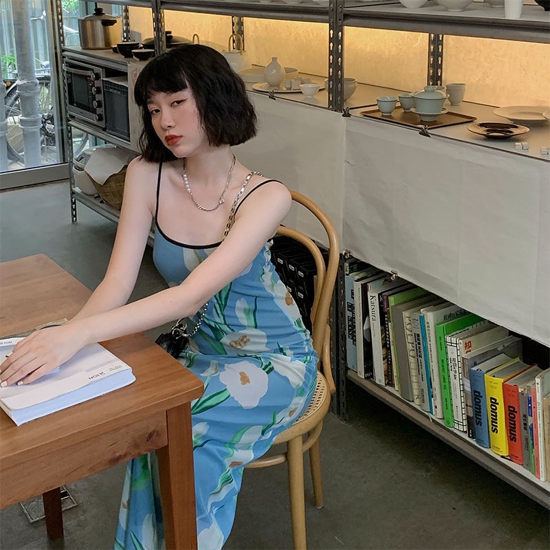 Đầm Hai Dây Vải Lưới Xinh Xắn Lãng Mạn Dành Cho Bạn Nữ