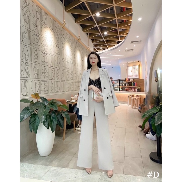 Bigszie Sét vest quần dài tặng kèm bra 50-90kg