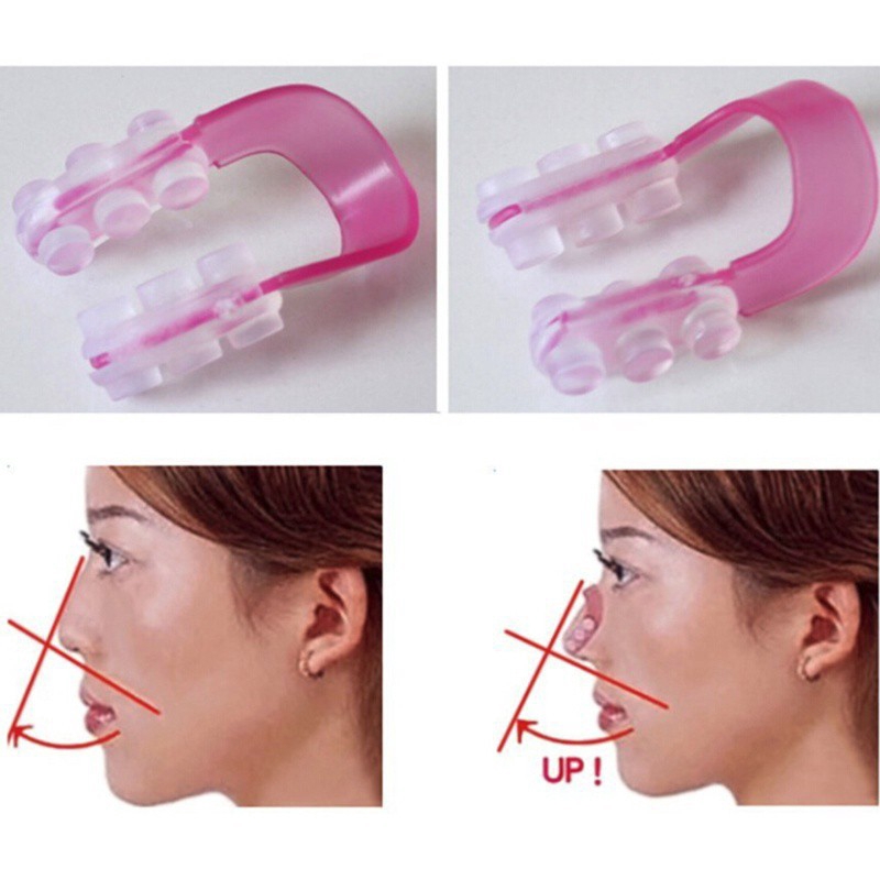 [Ready]Kẹp Nâng Mũi Nose UP Silicone Sống Mũi Chỉnh Sửa Mũi Làm đẹp Kẹp Mũi