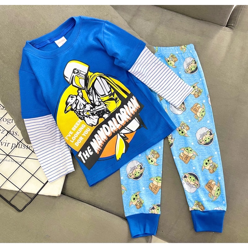 Bộ thun bozip tay dài bé trai size 10-24kg