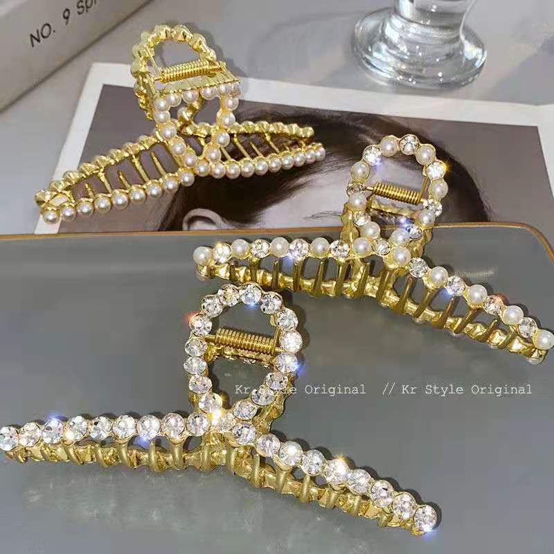 Kẹp Tóc Đính Kim Cương Giả Thời Trang Hàn Quốc