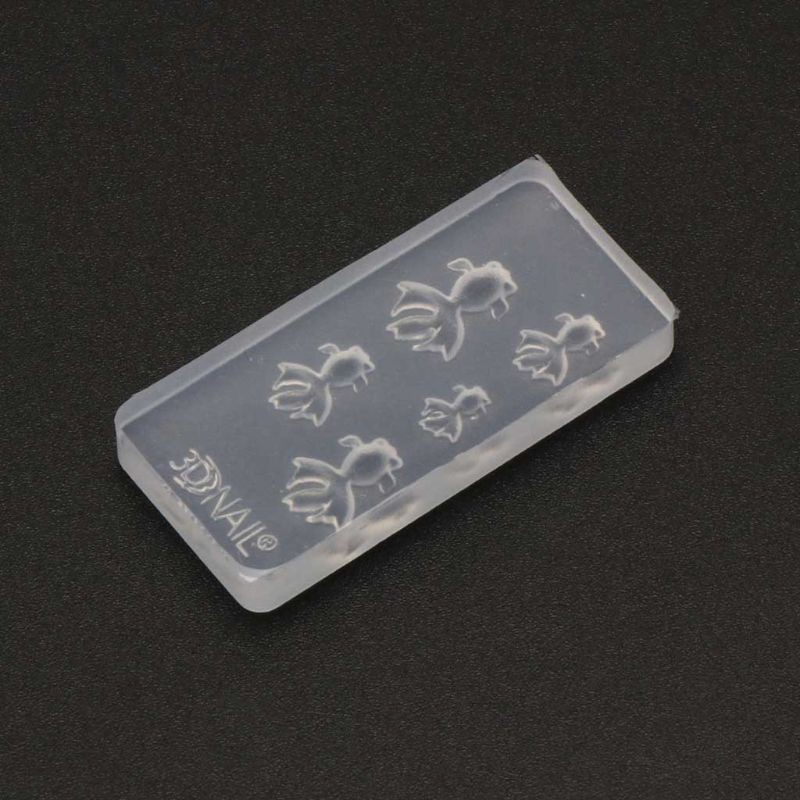 Khuôn silicon làm phụ kiện trang sức hình cá vàng dễ thương