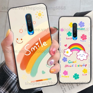 Ốp Xiaomi Redmi K30 / Redmi K30 5G in hình cầu vồng happy smile thỏ cute siêu xinh siêu đáng yêu