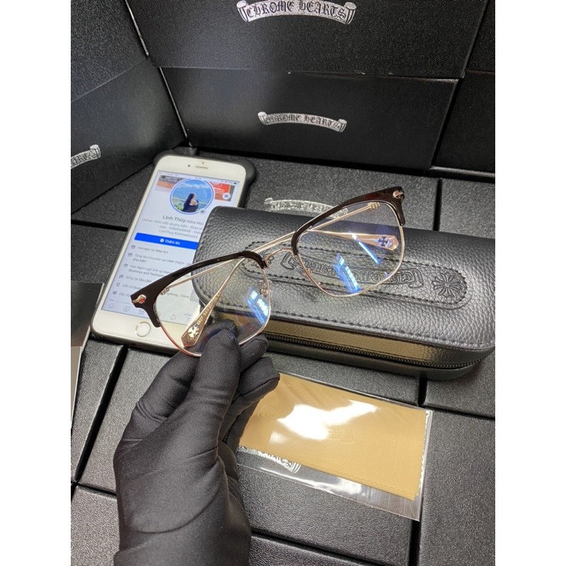 Siêu phẩm kính mắt CHROMEHEARTS Sluntrapiction cao cấp đầy đủ phụ kiện