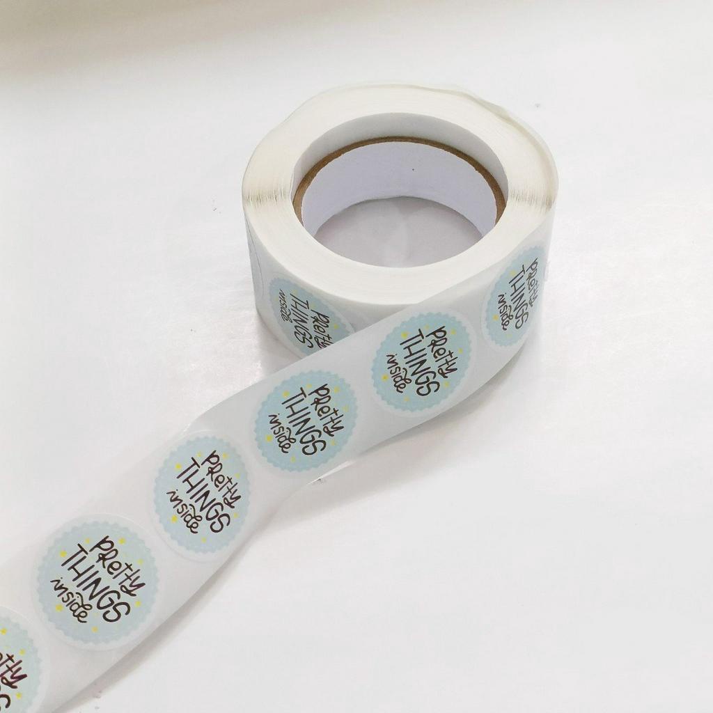 20- 500 nhãn dán Sticker cảm ơn dành cho shop bán hàng, size 2.5cm. nhiều mẫu. Hàng mới về tháng 5