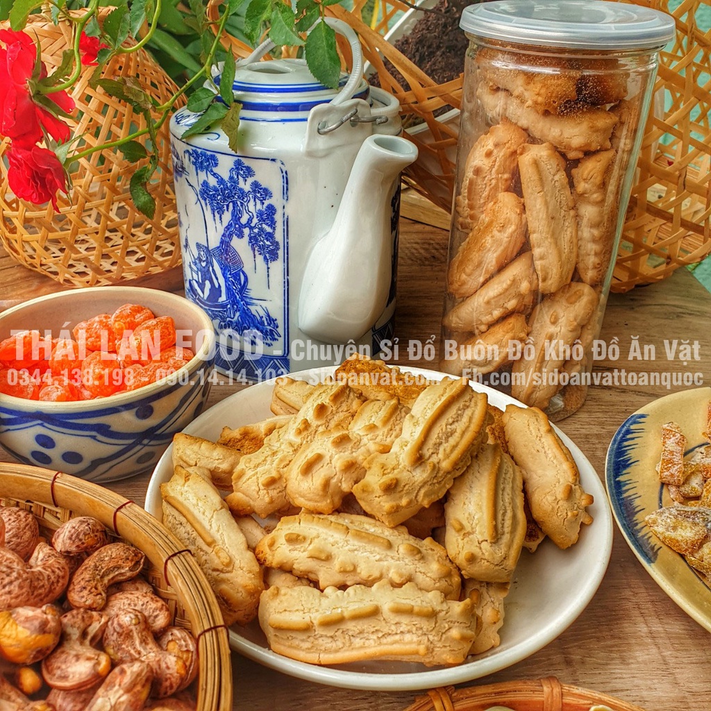 Bánh Gai Ổi (Bánh Men - Giòn Tan) Lon 200Gram