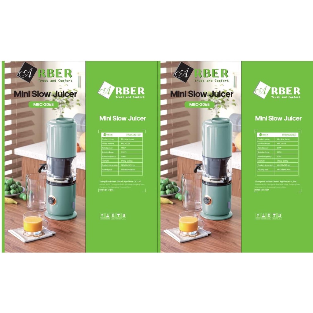 Máy ép chậm mini MEC2068MX hàng chính hãng bảo hành 12 tháng