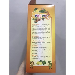 KẸO VITAMIN C gói 10v