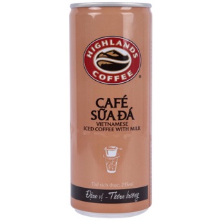 Thùng 24 lon Cafe sữa đá Highlands 235ml