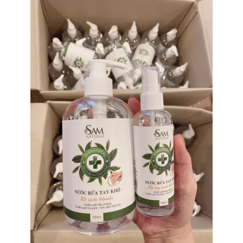  ❤NƯỚC RỬA TAY KHÔ SAM NATURAL(50ml, 100ml)❤ | BigBuy360 - bigbuy360.vn