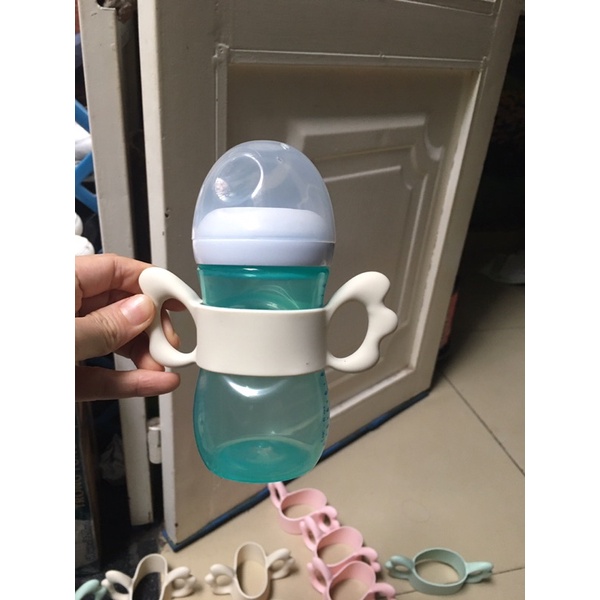TAY CẦM BÌNH SỮA SILICON Cánh tiên gắn moy, avent, piegon