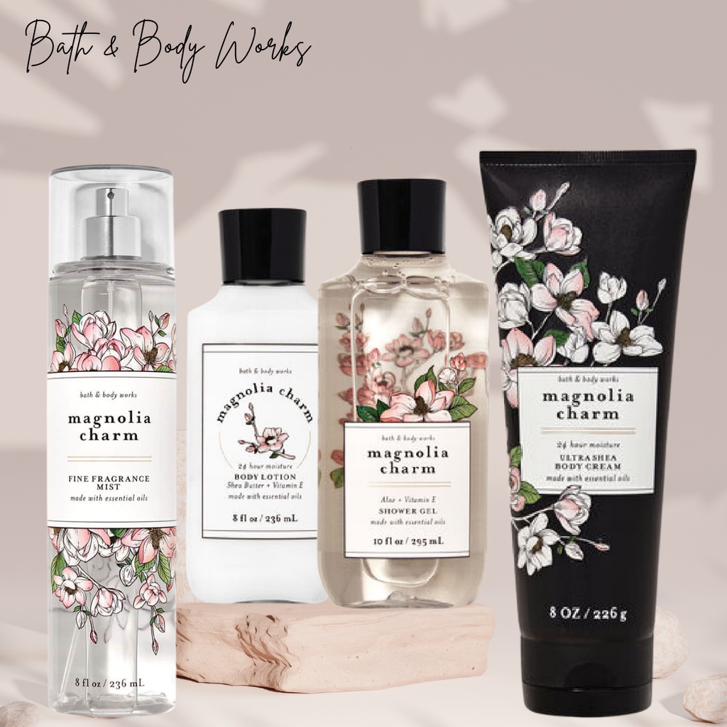 Sữa Tắm Bath Body Work Mangolia Charm Shower Gel Cho Làn Da Mịn Màng Thơm Ngát Chai 295ml