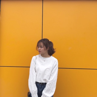 Sơ mi cổ ren tay bồng