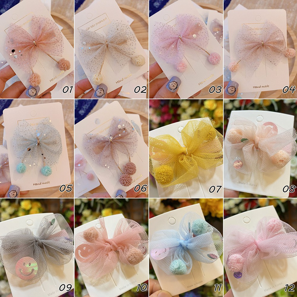 1 Kẹp tóc công chúa KIDSBOWS hình nơ kiểu dáng dễ thương cho bé gái
