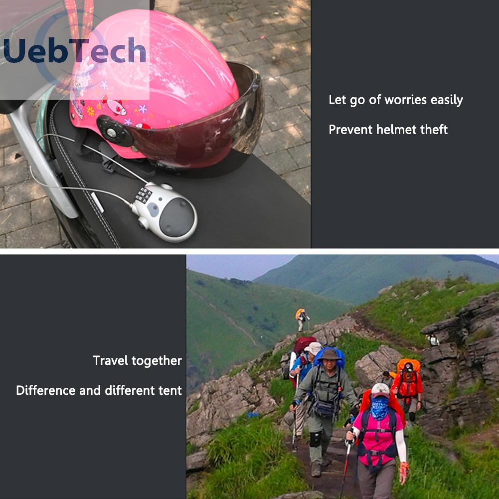 Khóa Mật Khẩu Chống Trộm Họa Tiết Hoạt Hình Dành Cho Xe Đạp