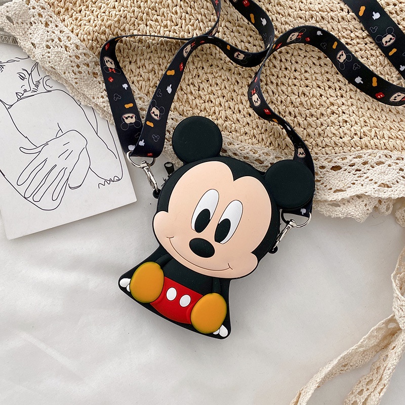 Túi Đeo Chéo Hình Chuột Mickey Minnie Dễ Thương