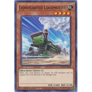 Thẻ bài Yugioh - TCG - Lionhearted Locomotive / DLCS-EN038'