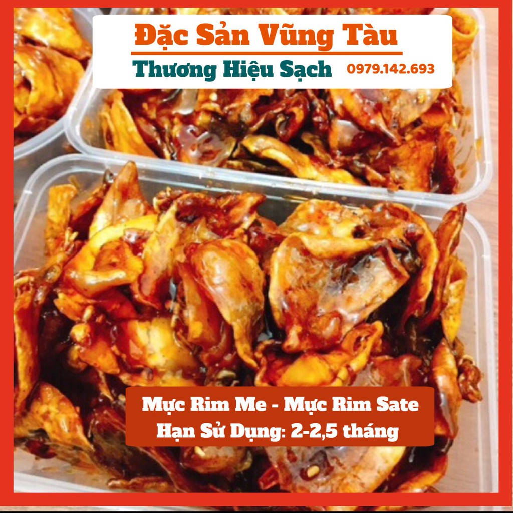 [500Gr- Sạch 100% ] Mực Rim Me Đặc Sản Vũng Tàu, mực ngon vừa ăn