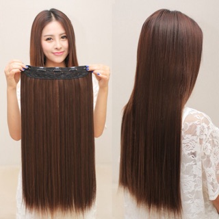Tóc Giả Kẹp Thẳng 60cm Làm Được Xoăn Các Kiểu