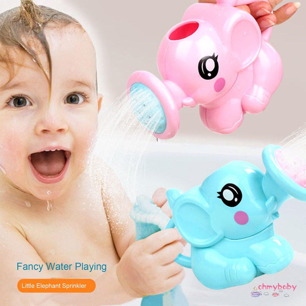 【OMB】 Bathing Toys Elephant Shower Cartoon Shower Comfortable Grip Sprinkle Toys