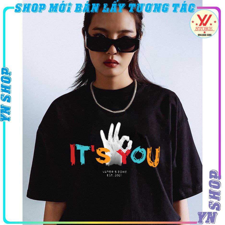 Áo thun tay lỡ cầu thủ Văn Toàn I't s You- It's me , áo phông unisex form rộng hot trend 2021