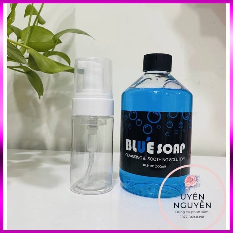 Dung dịch Bluesoap lau mực dùng trong phun xăm - DCPX Eve